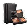 FIREDOG Cedar Wood Portable Cigar Humidor Box Genuine Leather Cigar Case Storage Box Travel Cigars Holder Humidor Humidifier