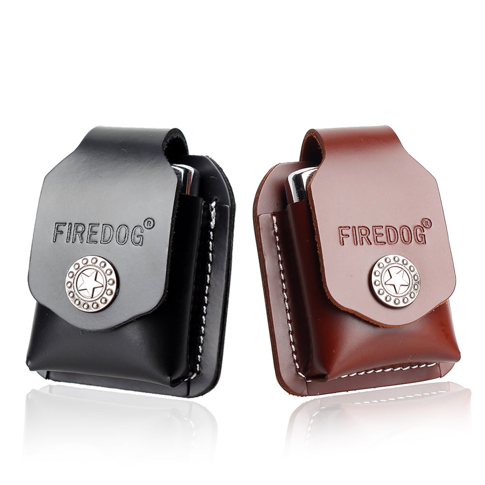 Firedog Cigarette Leather Lighter Case Leather Lighter Holder Pouch –  Firedogsmoking