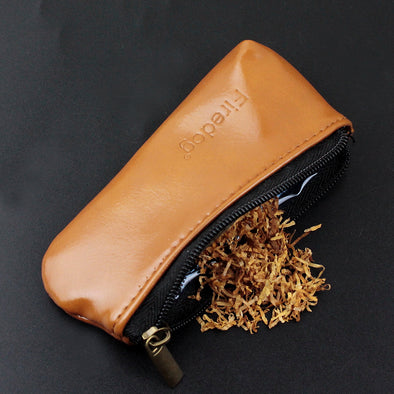 FIREDOG Durable Zipper Cigarette Portable Smoking Pipe Tobacco Pouch Case Bag Holder